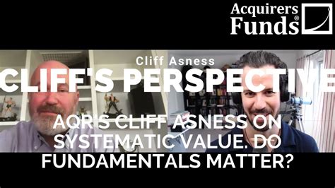 cliff's perspectives aqr.